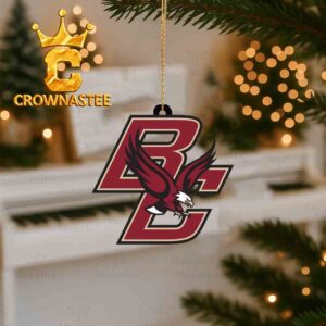 Boston College Eagles Logo Christmas Tree Decor Ornament