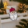 Boston College Eagles Santa Claus Cute Christmas Tree Decor Ornament