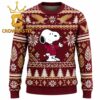 Boston College Eagles Snoopy Football Helmet Christmas Ugly Sweater