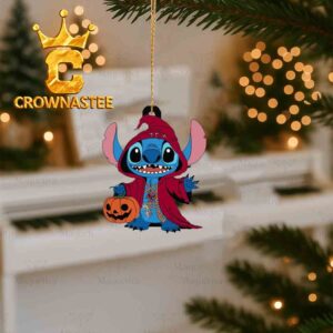 Boston College Eagles Stitch Horror Christmas Tree Decor Ornament