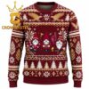 Boston College Eagles Three Gnome Football Christmas Ugly Sweater