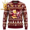 Boston Terriers Grinch Hand Logo Christmas Ugly Sweater