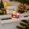 Boston College Eagles Pooh Bear Christmas Tree Decor Ornament