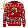 Boston Terriers Grinch Stolen Football Logo Christmas Ugly Sweater