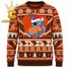 Bowling Green Falcons Disney Mickey And Minnie Football Christmas Ugly Sweater Bowling Green Falcons Disney Mickey And Minnie Football Christmas Ugly Sweater