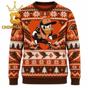 Bowling Green Falcons Donal Duck Christmas Ugly Sweater