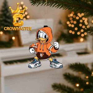 Bowling Green Falcons Donald Duck Disney Christmas Tree Decor Ornament
