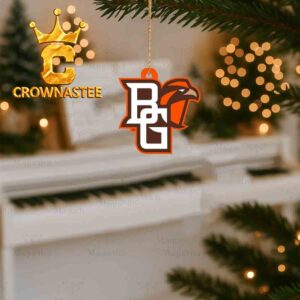 Bowling Green Falcons Logo Christmas Tree Decor Ornament