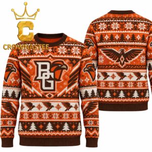 Bowling Green Falcons Logo Christmas Ugly Sweater