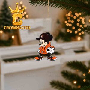Bowling Green Falcons Mickey Mouse Christmas Tree Decor Ornament