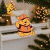 Bowling Green Falcons Winnie The Pooh Disney Football Christmas Tree Decor Ornament