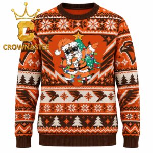 Bowling Green Falcons Santa Claus Christmas Ugly Sweater