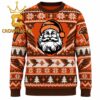Bowling Green Falcons Santa Claus Face Christmas Ugly Sweater