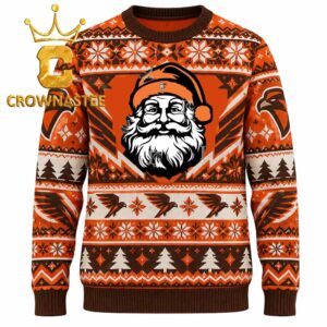 Bowling Green Falcons Santa Claus Christmas Ugly Sweatshirt