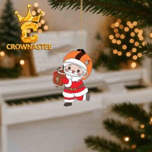 Bowling Green Falcons Santa Claus Cute Christmas Tree Decor Ornament