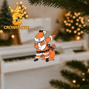 Bowling Green Falcons Santa Claus Ugly Christmas Tree Decor Ornament