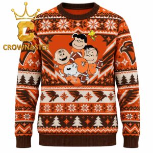Bowling Green Falcons Snoopy And Friends Christmas Ugly Sweater