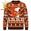 Bowling Green Falcons Snoopy With Heart Christmas Ugly Sweater