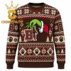 Brown Bears Grinch Stolen Football Logo Christmas Ugly Sweater