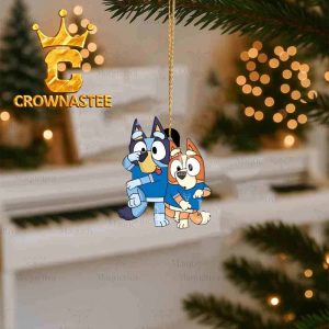 Buffalo Bulls Bluey & Bingo Christmas Tree Decor Ornament