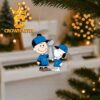 Buffalo Bulls Snoopy Rugby Christmas Tree Decor Ornament