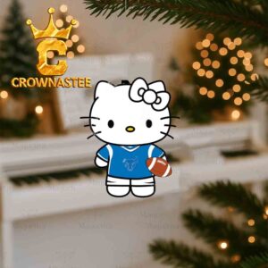 Buffalo Bulls Cute Hello Kitty Football 8 Christmas Tree Decor Ornament