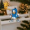 Buffalo Bulls Mickey Minnie Mouse Rugby Christmas Tree Decor Ornament