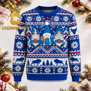 Buffalo Bulls Gnome Rugby Christmas Ugly Sweater
