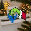 Buffalo Bulls Pooh Bear Christmas Tree Decor Ornament