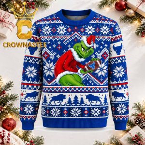Buffalo Bulls Grinch Stolen Football Logo Christmas Ugly Sweater