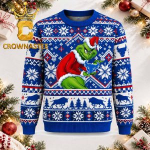 Buffalo Bulls Grinch Stolen Logo Christmas Ugly Sweater