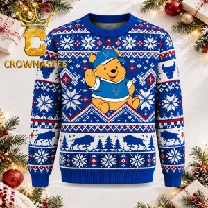 Buffalo Bulls Pooh Bear Christmas Ugly Sweater