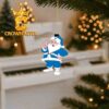 Buffalo Bulls Santa Dabbing Christmas Tree Decor Ornament