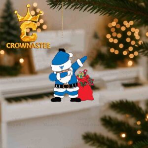 Buffalo Bulls Santa Dabbing Christmas Tree Decor Ornament