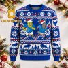 Buffalo Bulls Santa Claus Face Christmas Ugly Sweater