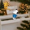 Buffalo Bulls Snoopy Rugby Christmas Tree Decor Ornament