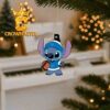 Buffalo Bulls Stitch Zombie Christmas Tree Decor Ornament