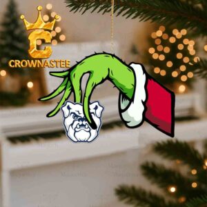 Butler Bulldogs Grinch Hand Stolen Logo Christmas Tree Decor Ornament