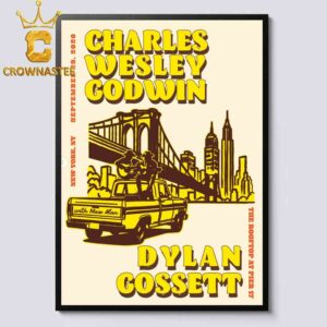 Charles Wesley Godwin Dylan Cossett The Rooftop At Pier 17 2026 New York NY September 29th Home Decor Poster Canvas