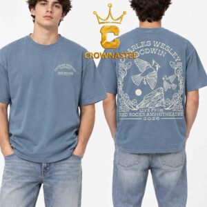 Charles Wesley Godwin Red Rocks Amphitheatre 2026 Tour October 15th Two Sided T-Shirt