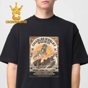 Charles Wesley Godwin Red Rocks Amphitheatre Oct 15th 2026 Unisex T-Shirt