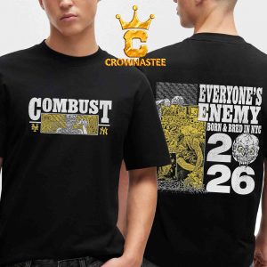 Combust Born And Bred In NYC 2026 Two Sided T-Shirt