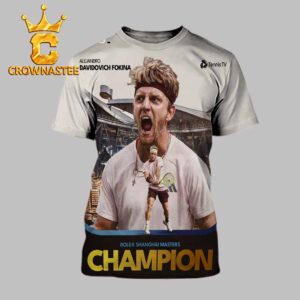 Davidovich Fokina Rolex Shanghai Master Champion 2026 All Over Print T-Shirt