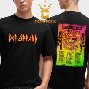 Def Leppard Goo Goo Dolls With The Special Guest The Struts 2027 Tour Two Sided T-Shirt