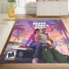 GTA VI 6 Grand Theft Auto Cover Art 2026 Home Decor Rug Carpet GTA VI 6 Grand Theft Auto Cover Art 2026 Home Decor Rug Carpet