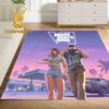 GTA VI 6 Grand Theft Auto Cover Art Home Decor Rug Carpet GTA VI 6 Grand Theft Auto Cover Art Home Decor Rug Carpet
