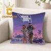 GTA VI 6 Grand Theft Auto 2026 Cover Art Pillow