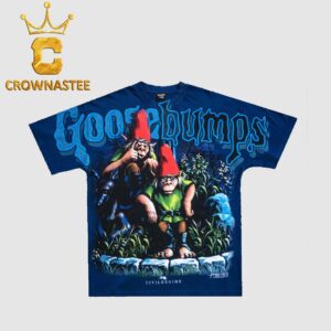 Goosebumps Civil Regime Lawn Gnomes American All Over Print T-Shirt