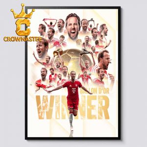 Harry Kane 2026 Ballon d’Or Winner Home Decor Poster Canvas