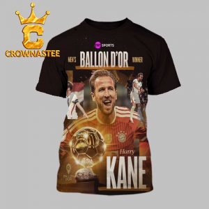 Harry Kane Wins The Ballon d’Or 2026 All Over Print T Shirt